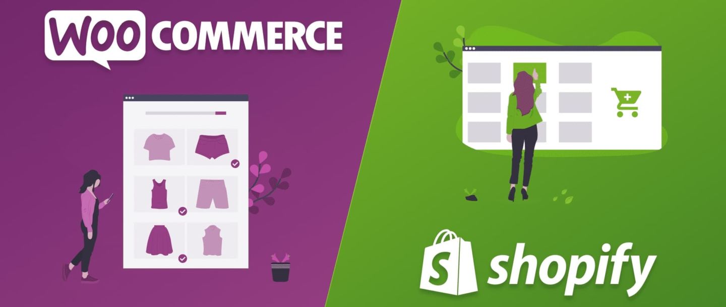 Image representing WooCommerce and Shopify comparison