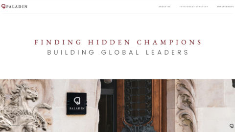 Custom website development for paladin-homepage featured